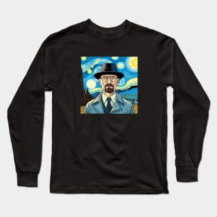 Heisenberg Vangogh artowork Long Sleeve T-Shirt